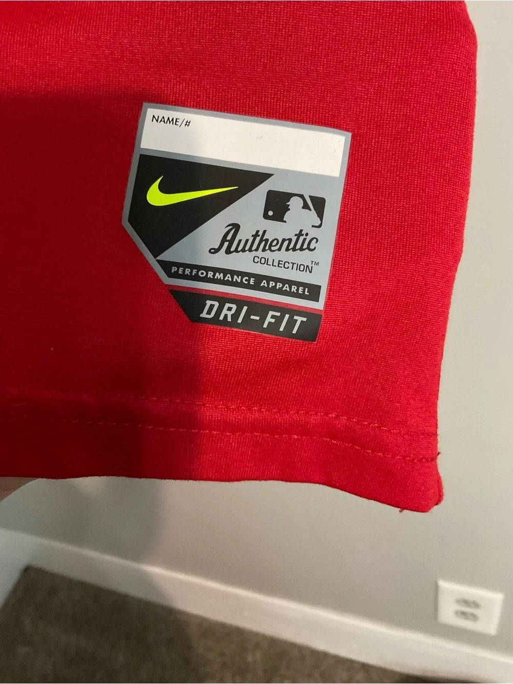 Nike Red & Majestic Gray Minnesota Twins Baseball Tees - Large